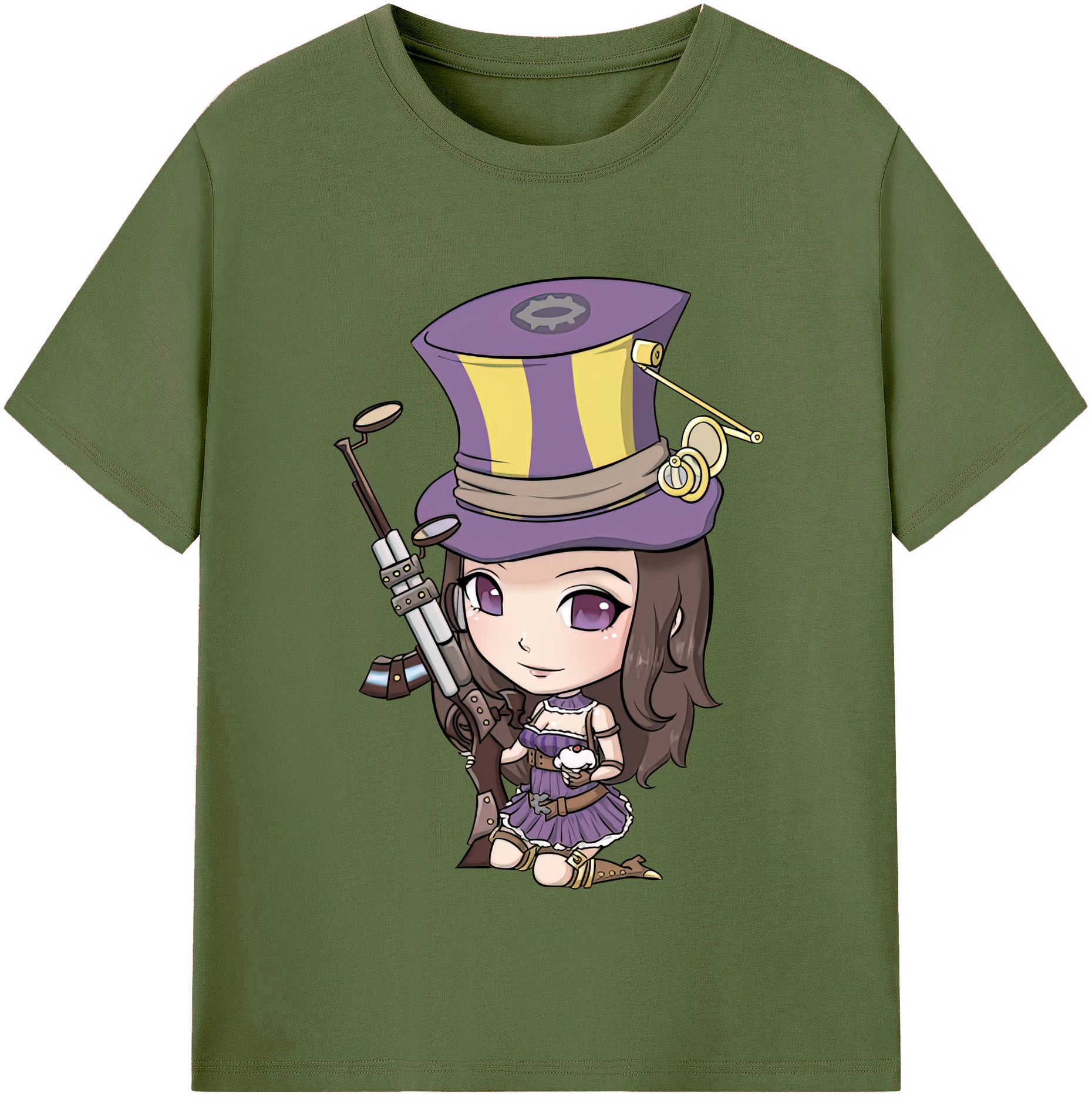 （画像用） リーグ・オブ・レジェンド League of Legends LOL 綿100％半袖Tシャツ（フロントプリント）